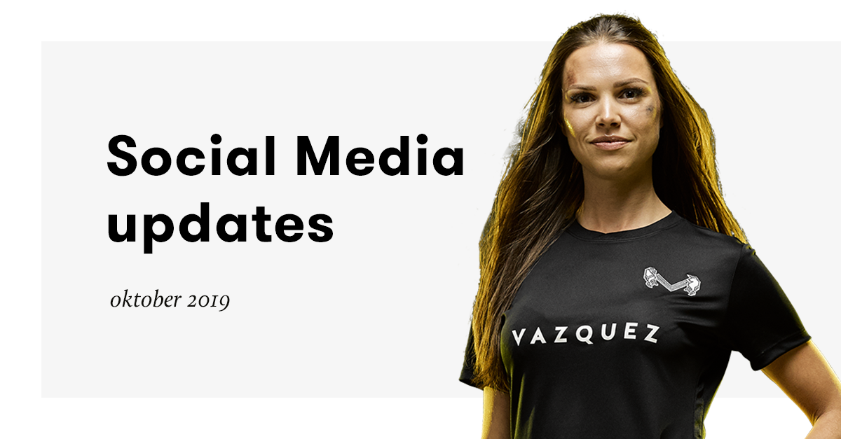 Vazquez social media updates oktober 2019